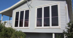 The Rustic Beach House —– ” Second row seats….. one plot back from the beach”