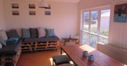 The Rustic Beach House —– ” Second row seats….. one plot back from the beach”